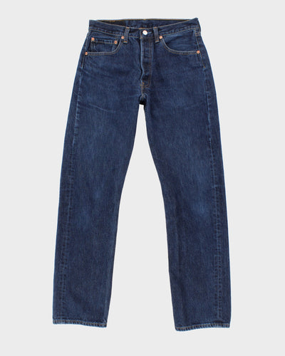 Vintage 90s Levi's Dark Wash Blue Denim 501 Jeans - W28 L31