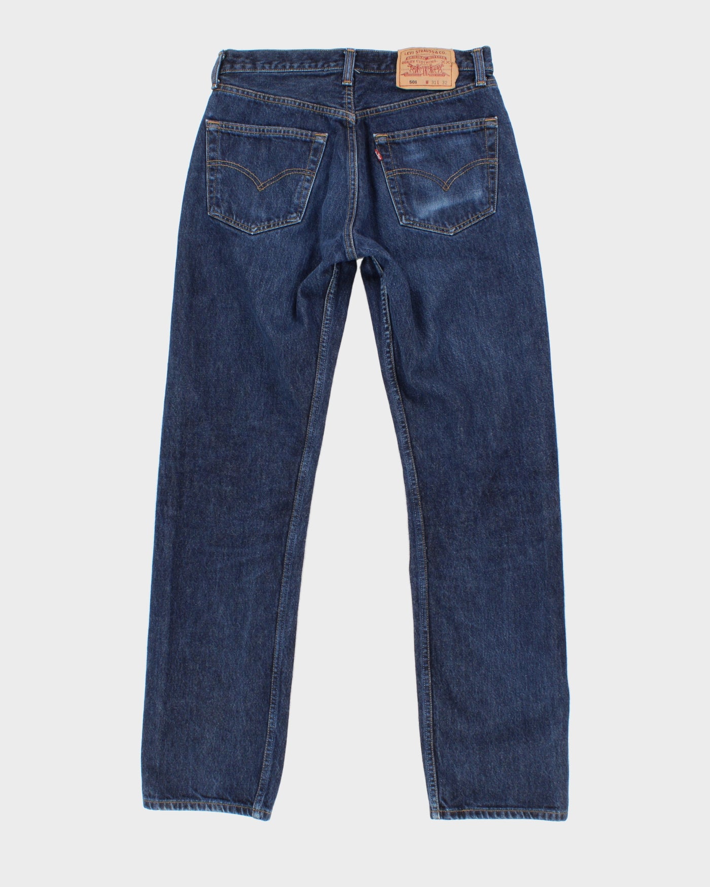 Vintage 90s Levi's Dark Wash Blue Denim 501 Jeans - W28 L31