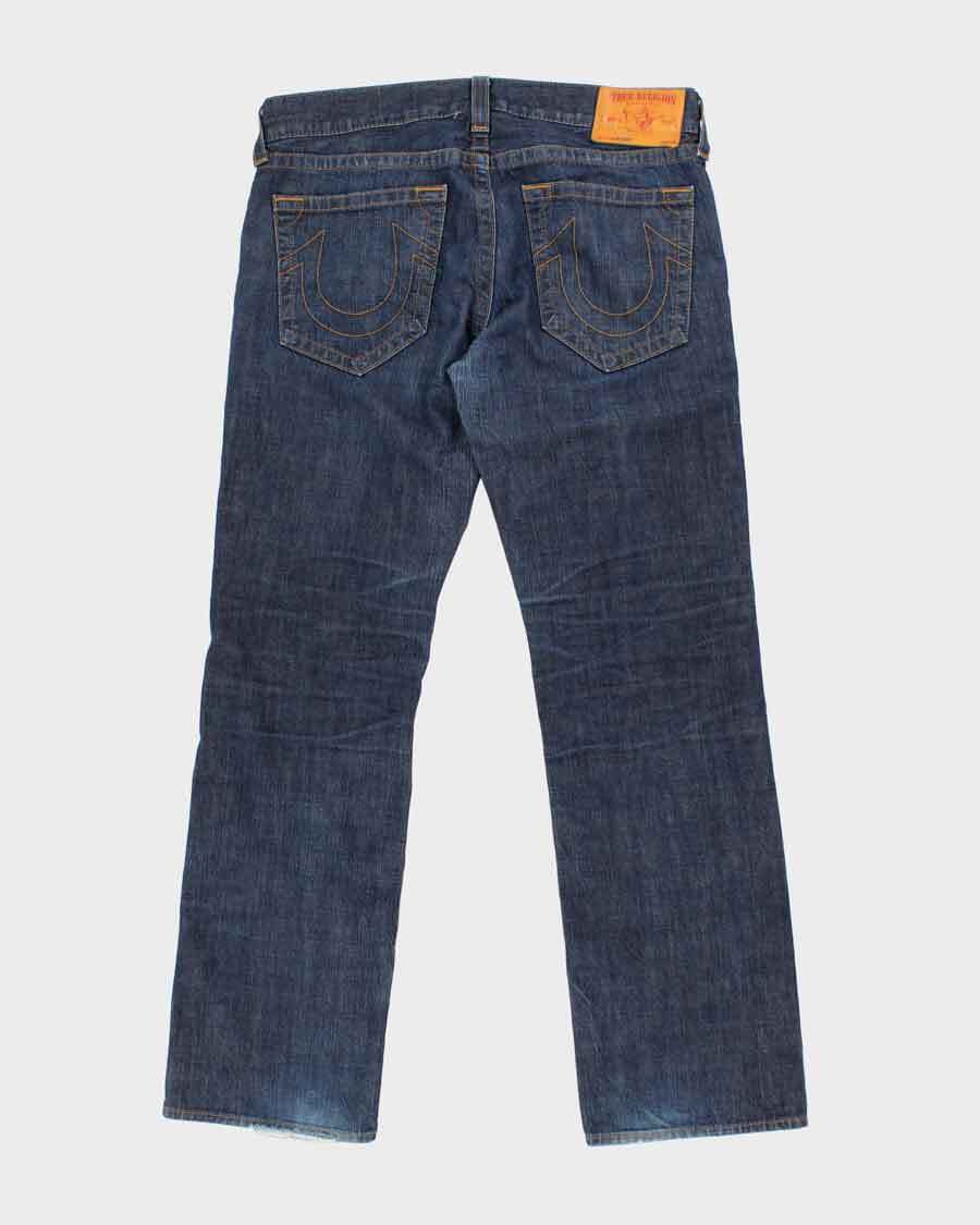 Y2K 00s True Religion Dark Wash Denim Jeans - W36 L33