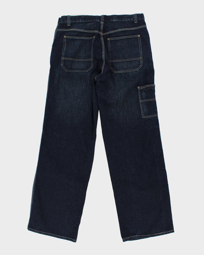 Y2K 00s Dark Wash Blue r2 Jeans - W36 L34