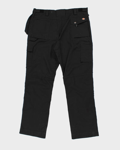 Dickies Black Cargo Trousers - W40 L34