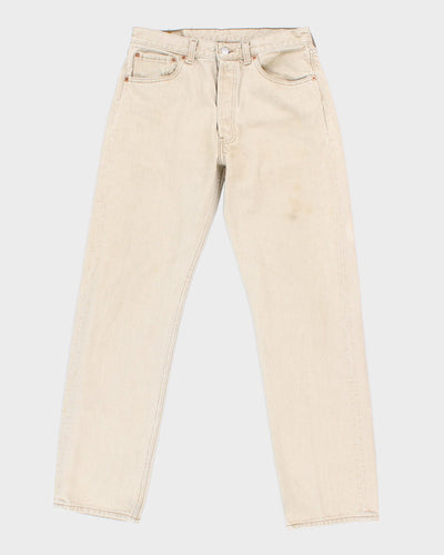 Beige 501's Levi's Jeans - 33