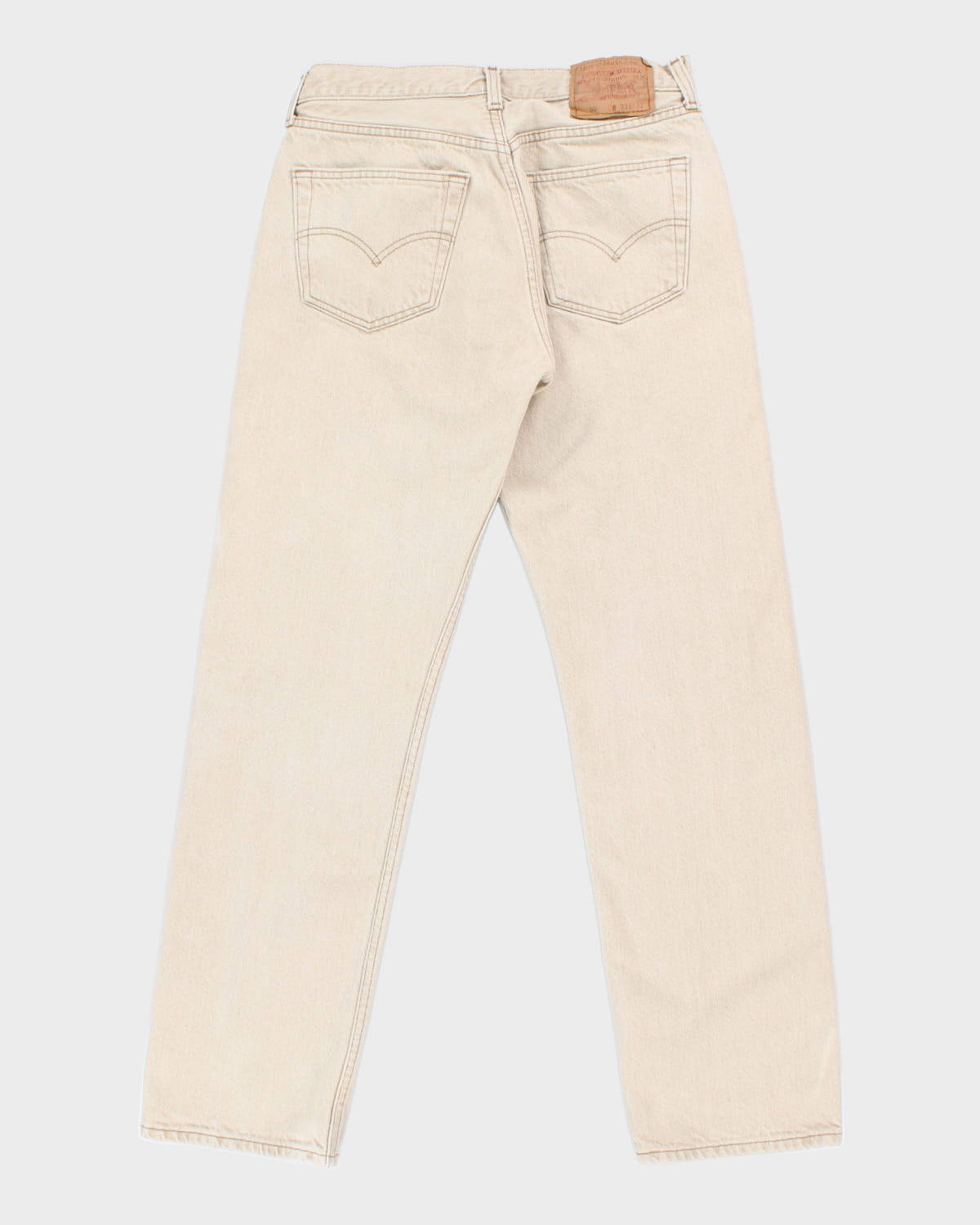 Beige 501's Levi's Jeans - 33