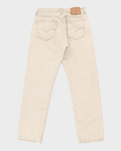 Beige 501's Levi's Jeans - 33