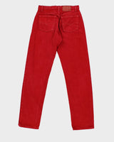 Vintage Levi's 501 Red Jeans - W30 L32