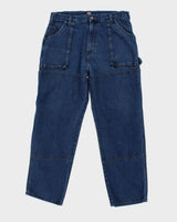 Dickies Dark Wash Carpenter Jeans - W36 L30