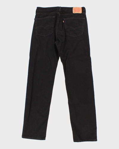 Levi's Men's Black 505 Denim Jeans - W36 L36