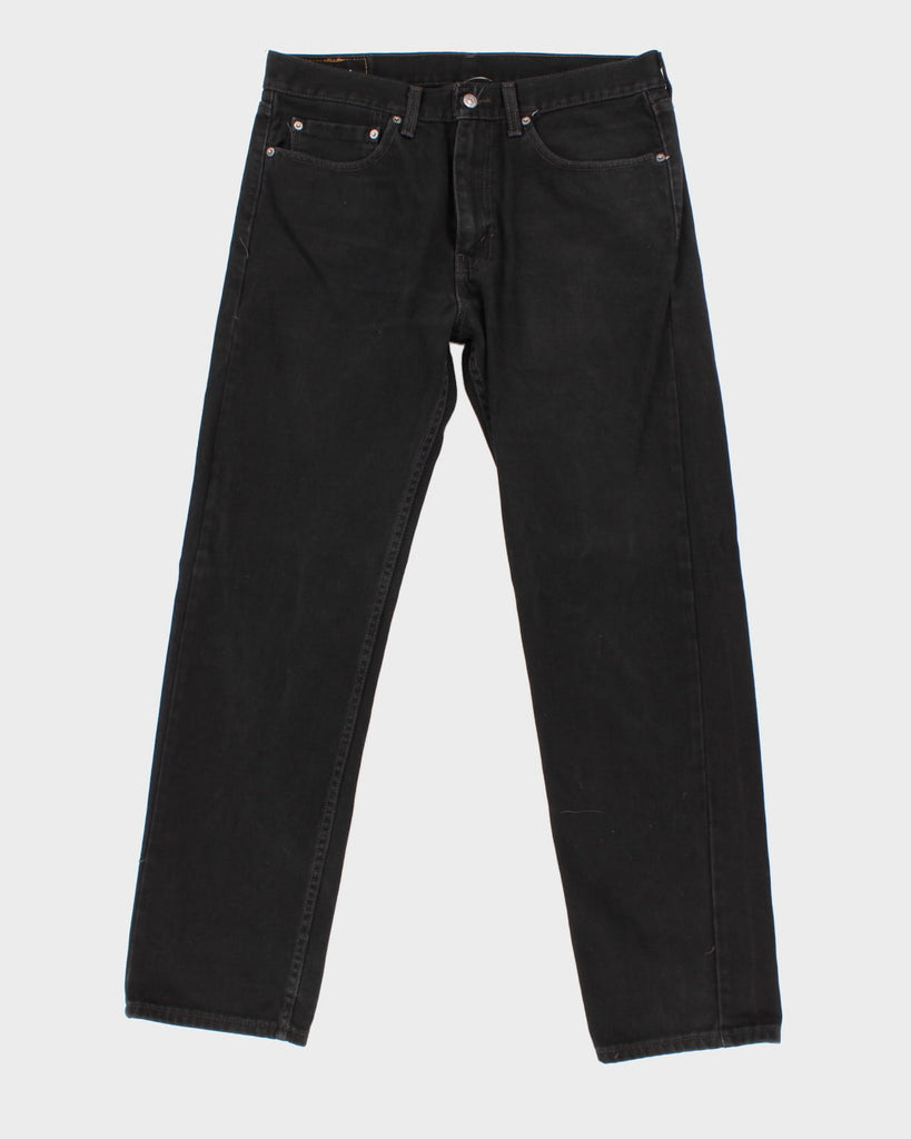 Levi's 505 Black Denim Jeans - W34 L32 – Rokit