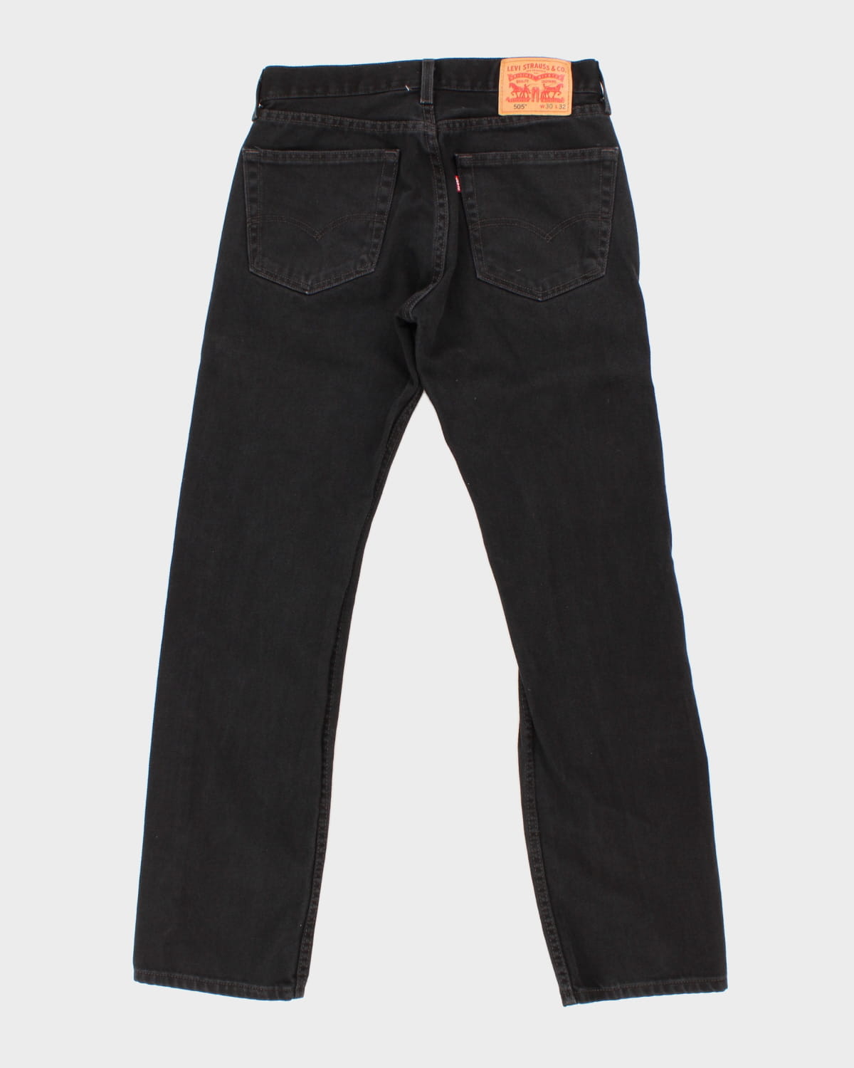 Levi's 505 Black Denim Jeans - W30 L32