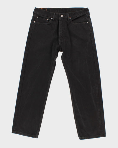 Levi's 505 Black Denim Jeans - W36 L32