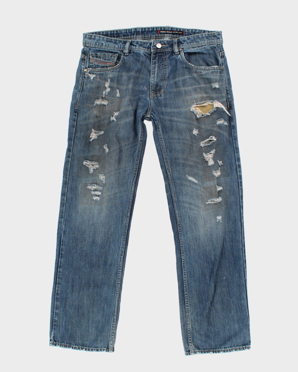 Diesel D.N.A. S/S 2016 Distressed Denim Jeans - W36