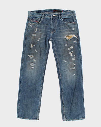 Diesel D.N.A. S/S 2016 Distressed Denim Jeans - W36