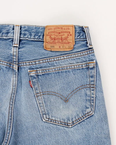 Vintage 90s Levi's Blue Denim 501 Jeans - W33 L32