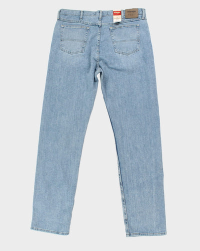 Wrangler Lightwash Blue Denim Jeans - W38 L36