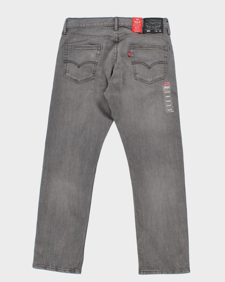 Levi's 504 Grey Jeans W34 L30 – Rokit