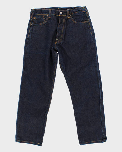 Mens Dark wash Evisu Logo Jeans - 32