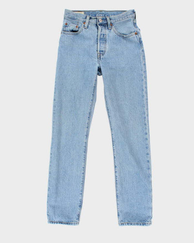 Mens Blue Light Wash 501 Levi's Jeans - W26 L27