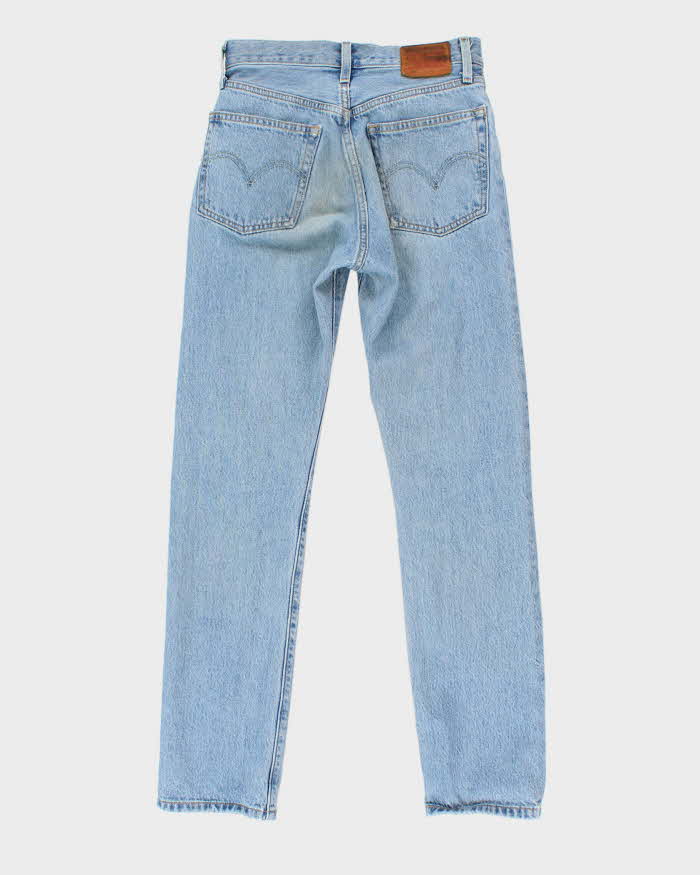 Mens Blue Light Wash 501 Levi's Jeans - W26 L27