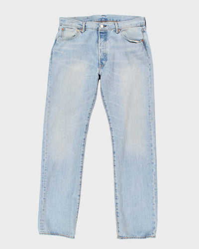 Men's Blue Light Wash 501 Levi's Jeans - W34 L32
