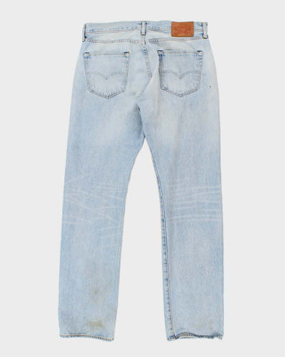 Men's Blue Light Wash 501 Levi's Jeans - W34 L32