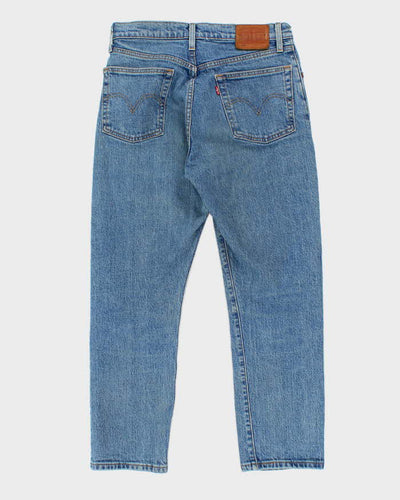Mens Blue Medium Wash 501 Levi's Jeans - W28 L25