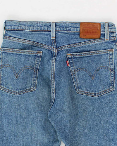 Mens Blue Medium Wash 501 Levi's Jeans - W28 L25