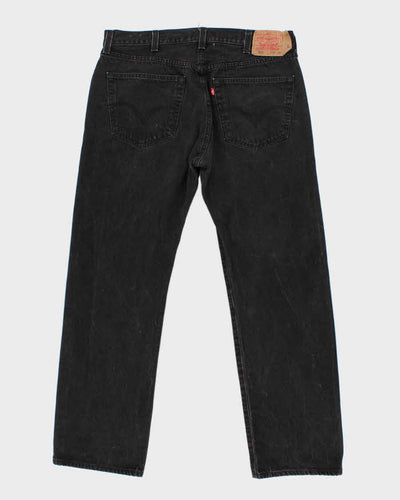 Mens Black 501 Levi's Jeans - W38 L32