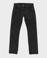 Mens Black 501 Levi's Jeans - W32 L34
