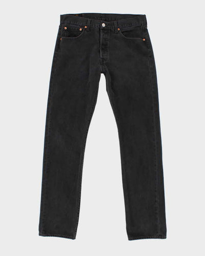 Mens Black 501 Levi's Jeans - W32 L34