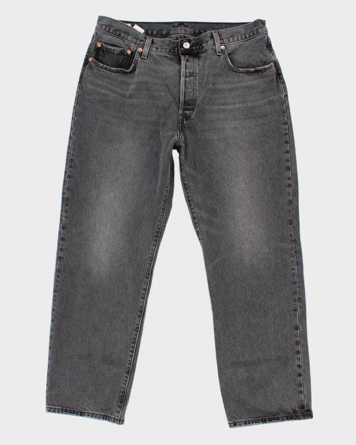 Mens Grey 501 Levi's Jeans - W36 L29