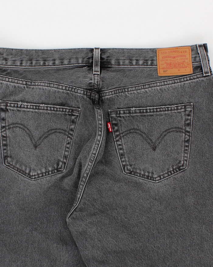 Mens Grey 501 Levi's Jeans - W36 L29
