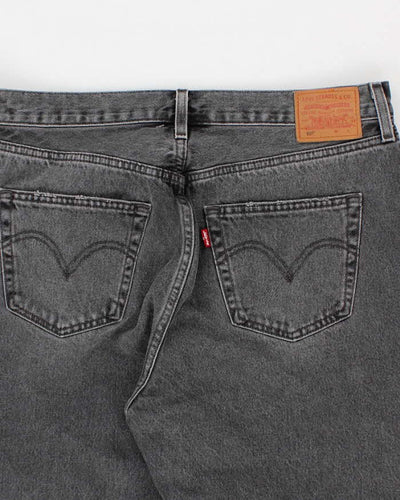 Mens Grey 501 Levi's Jeans - W36 L29