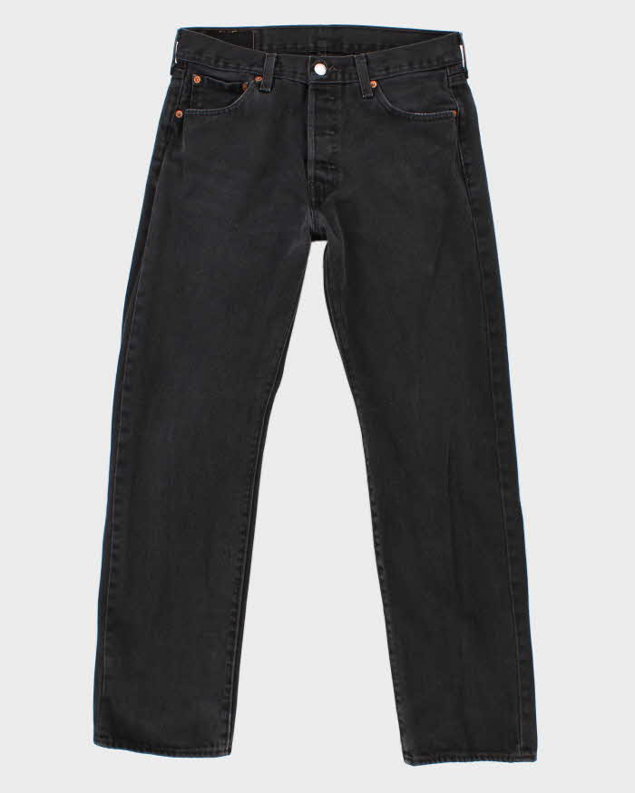 Mens Black 501 Levi's Jeans - W30 L28