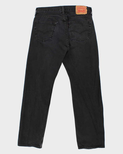 Mens Black 501 Levi's Jeans - W30 L28