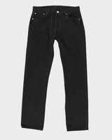 Mens Black 501 Levi's Jeans - W33 L34