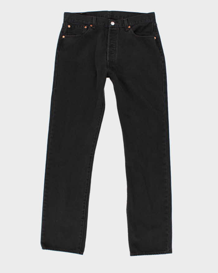 Mens Black 501 Levi's Jeans - W33 L34