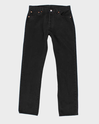 Mens Black 501 Levi's Jeans - W33 L34