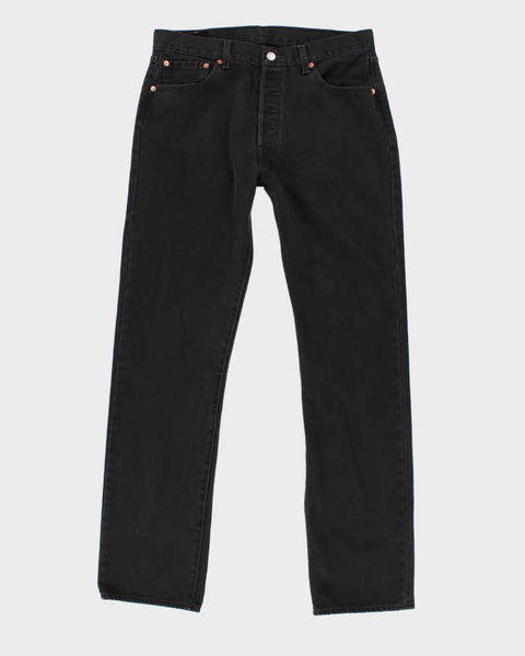 Mens Black 501 Levi's Jeans - W33 L34 – Rokit
