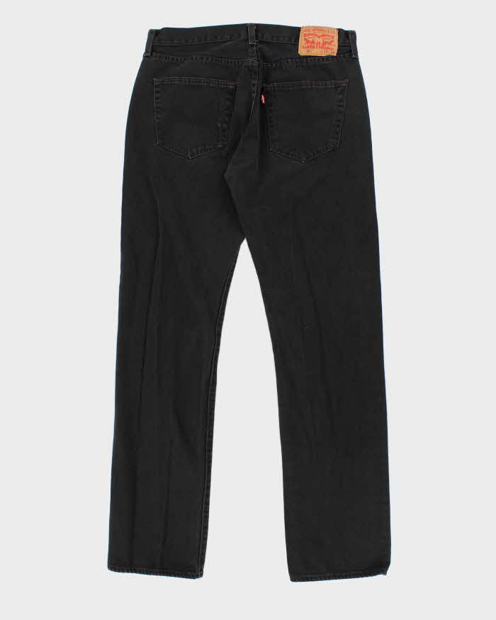 Mens Black 501 Levi's Jeans - W33 L34