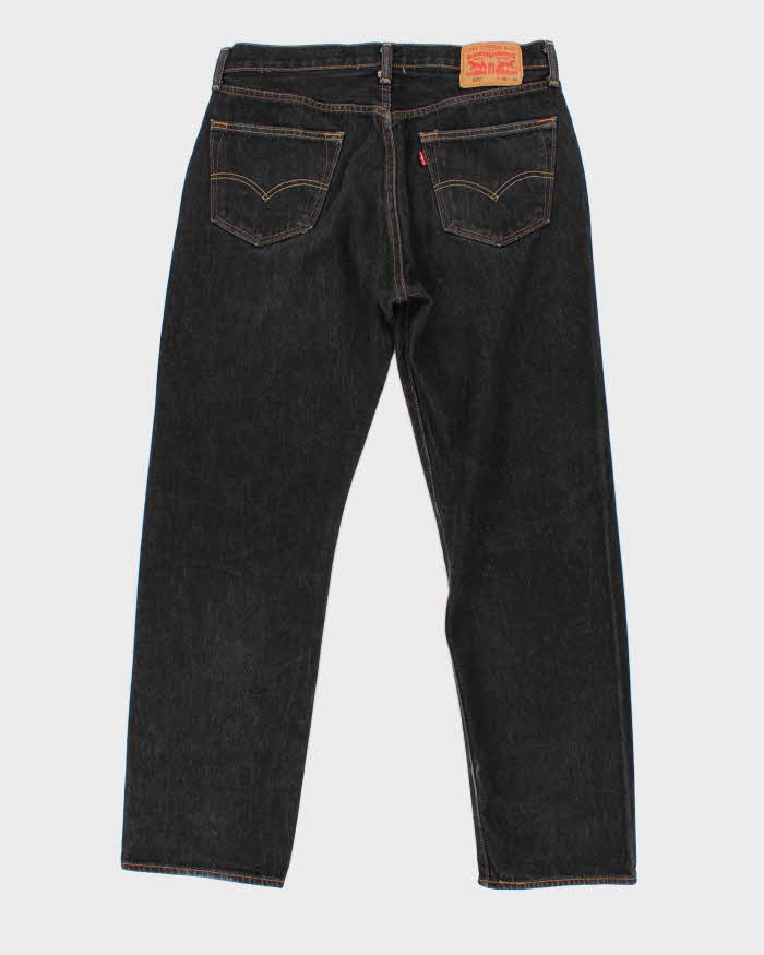 Mens Black 501 Levi's Jeans - 36