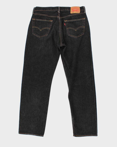 Mens Black 501 Levi's Jeans - 36
