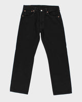 Mens Black 501 Levi's Jeans - W34 L30