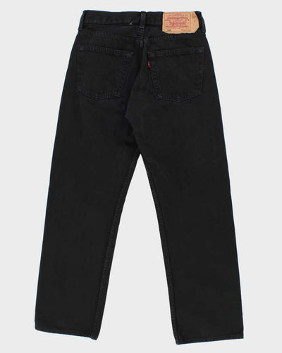 Mens Black 501 Levi's Jeans - W28 L30