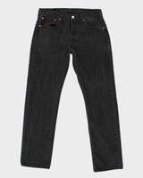 Mens Black 501 Levi's Jeans - W32 L31