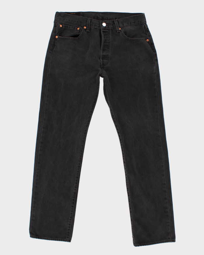 Mens Black 501 Levi's Jeans - W32 L31