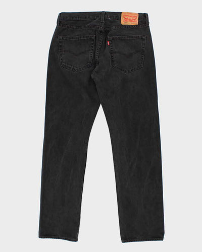Mens Black 501 Levi's Jeans - W32 L31