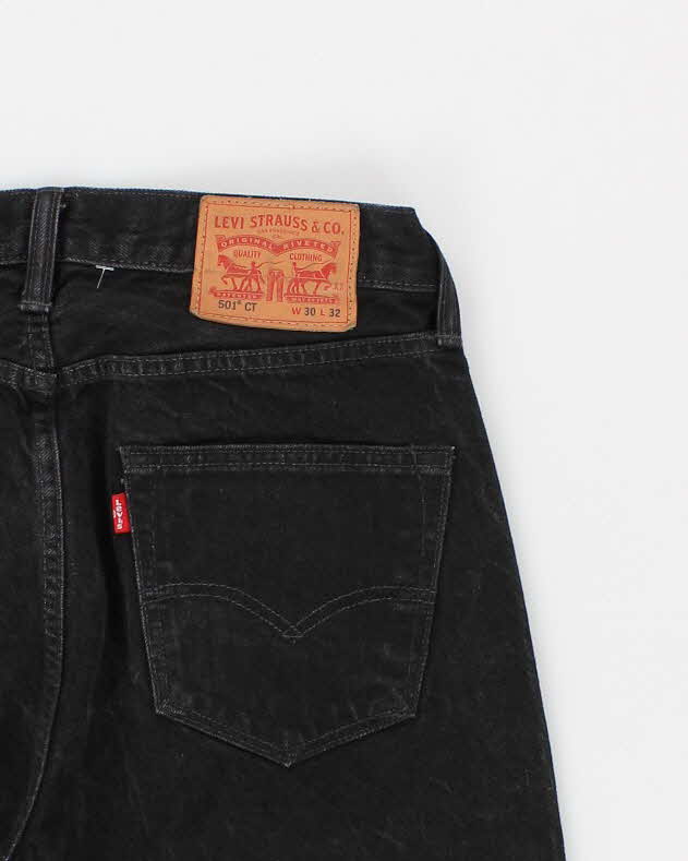 Mens Black 501 Levi's Jeans - W30 L32