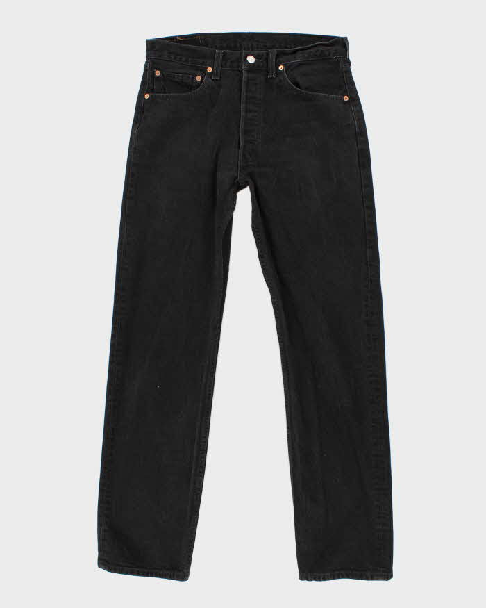 Mens Black 501 Levi's Jeans - W32 L32