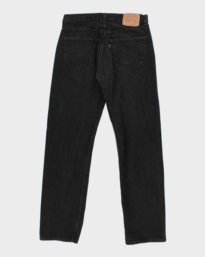 Mens Black 501 Levi's Jeans - W32 L32