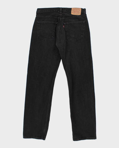 Mens Black 501 Levi's Jeans - W32 L32